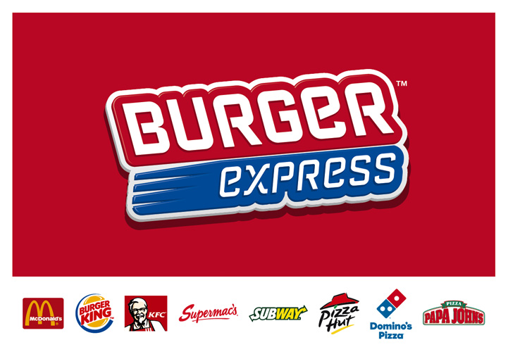 Burger Express Brand Design Collooney