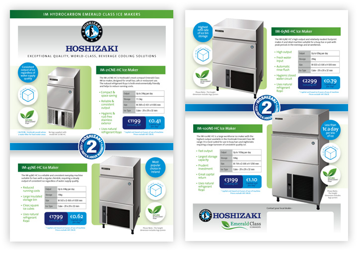 Katerbay Hoshizaki flyer design
