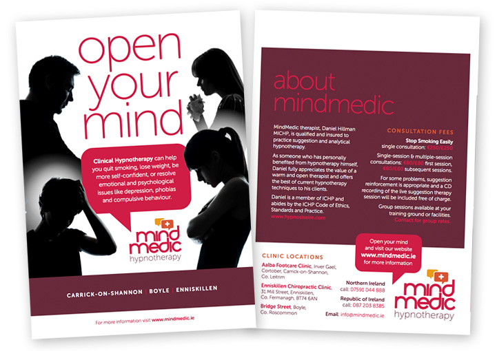 MindMedic Brochure Design Carrick-On-SHannon