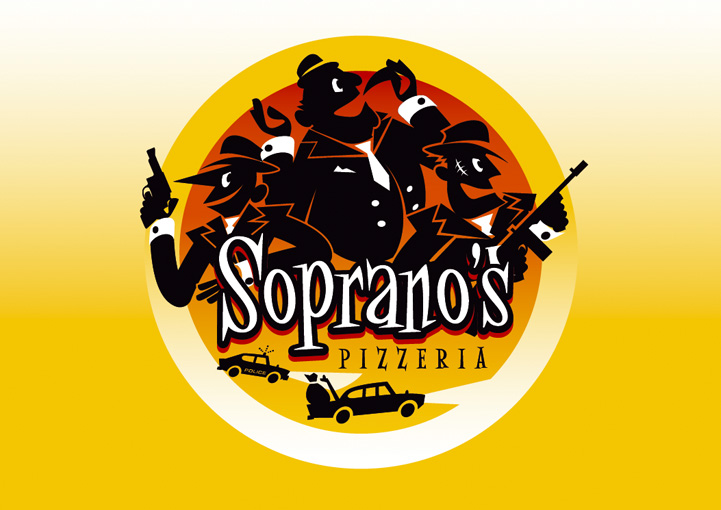 Soprano's Pizzeria Brand Design Ballinrobe