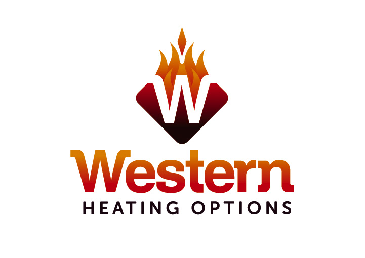 Western Heating Options Logo Design Knock